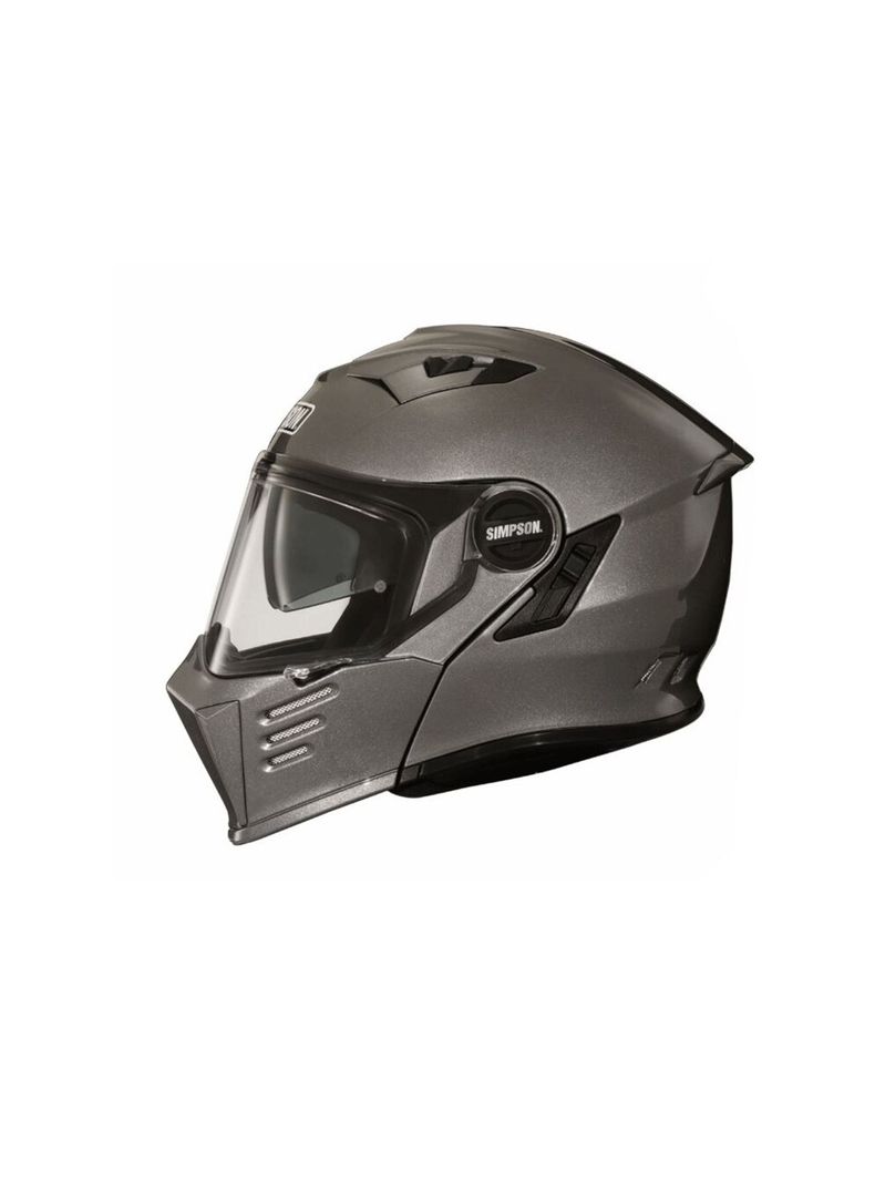 Casco de moto Simpson Darksome Gunmetal-1