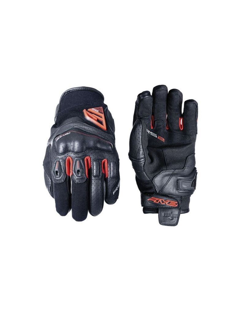 Guante De Moto Five RS2 Evo Negro Rojo-0