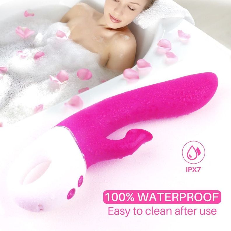 Dew Vibrador Femenino Dildo Dual Con Succionador Clítoris-7