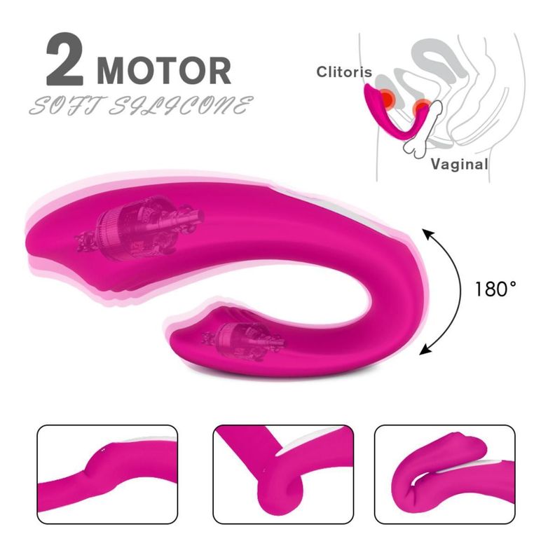 Vibrador Doble Wejoy Tipo C Control Remoto-3