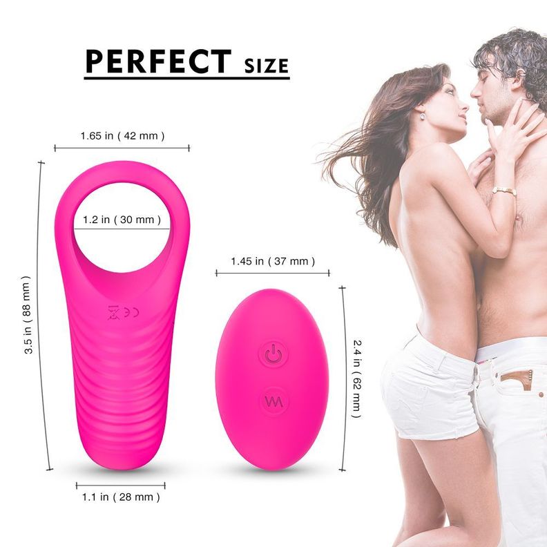 Anillo Para El Pene Vibrador Control Remoto Himan-4