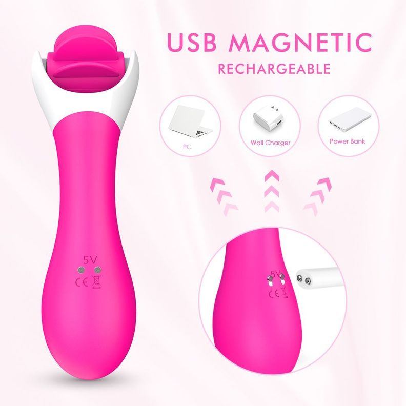 Hunter Vibrador Rotatorio Lengua Y Dildo Clítoris-3