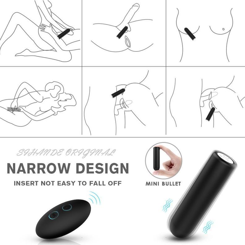 Vibrador Tipo Bala Seed Control Remoto-2