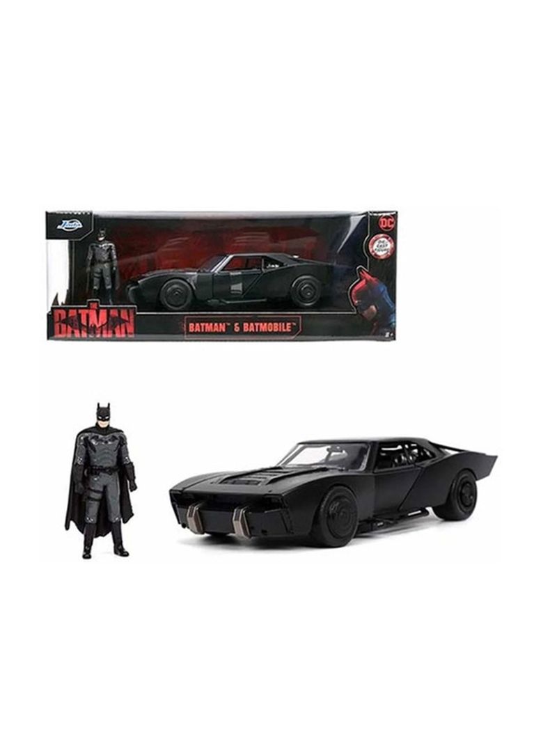 Vehículo con Figura Batman & Batimovil Escala 1:24 de Jada-0