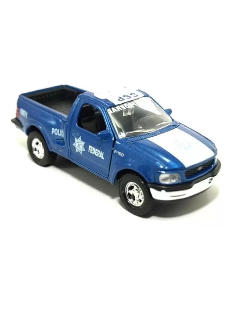 Auto de Colección Policía Ford F-150 Regular México Escala 1:38 de Welly-2