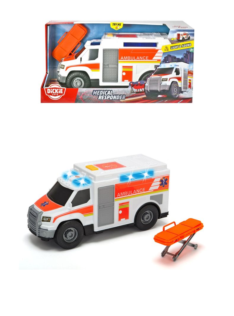 Vehículo Ambulancia Emergencia Medical Responder de Dickie Toys-0