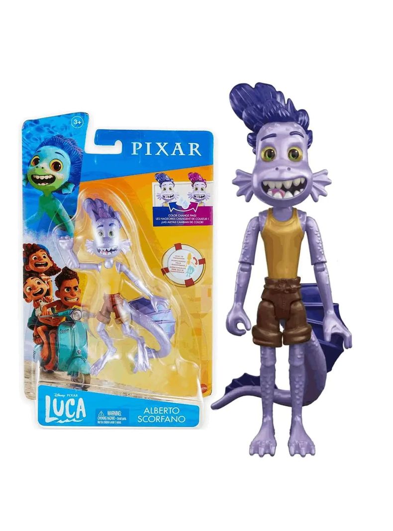 Figura Alberto Scorfano de Disney Pixar Luca de Mattel-0