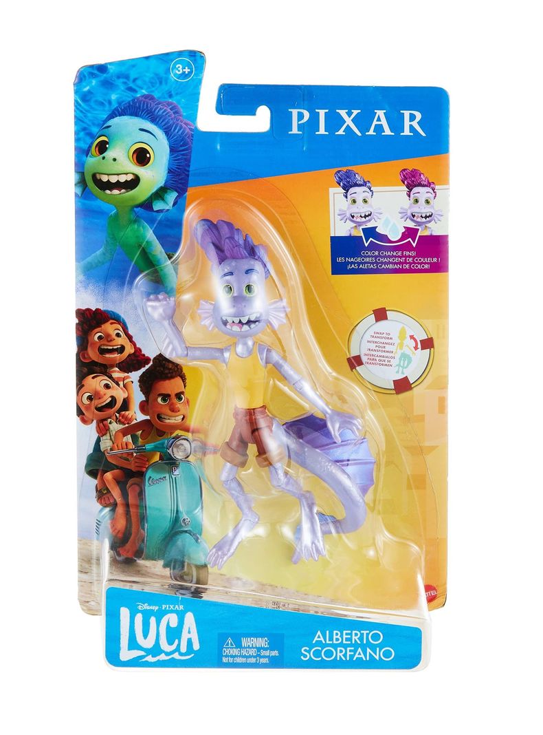 Figura Alberto Scorfano de Disney Pixar Luca de Mattel-3