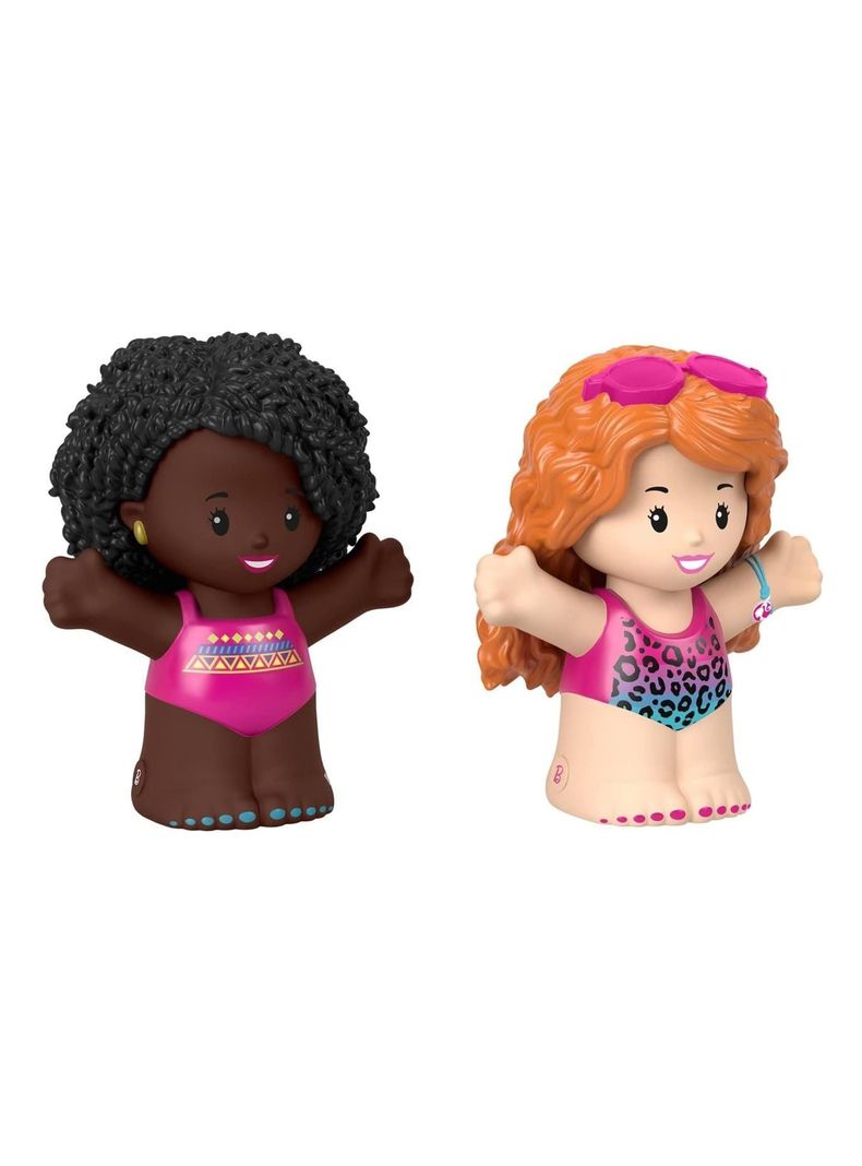 Pack 2 Figuras de Barbie de Little People de Fisher Price-1