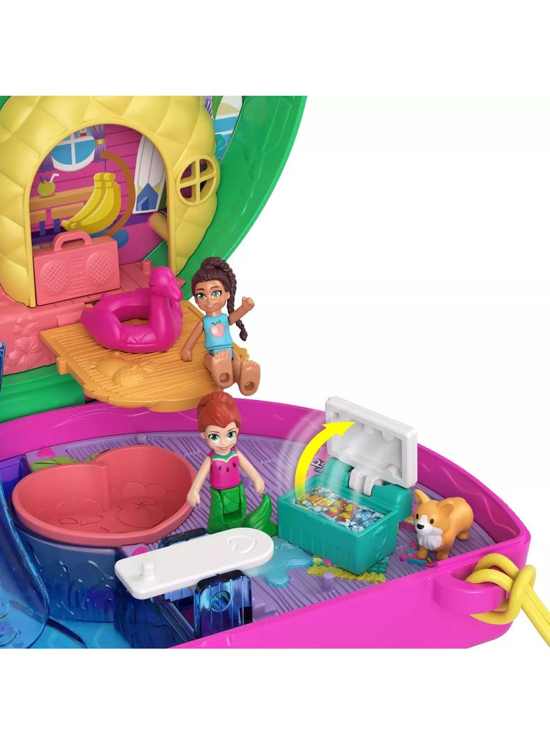 Polly Pocket - Watermelon Pool Party Compact - Mattel-4