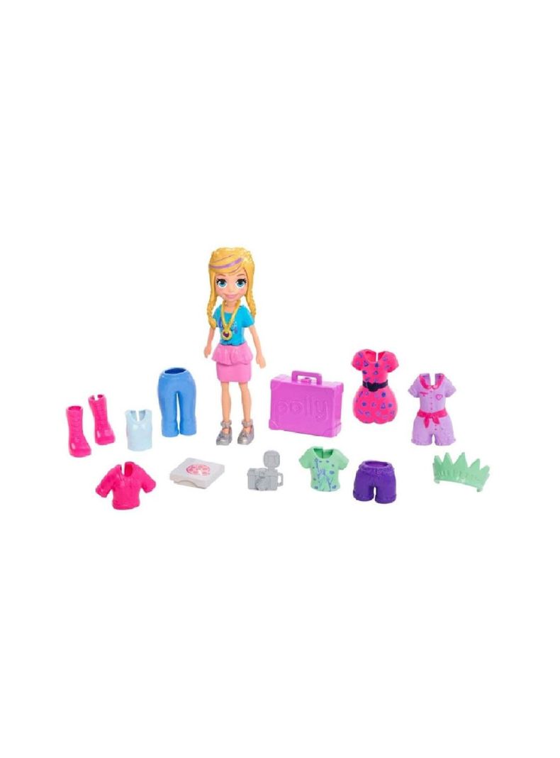 Muñeca Polly Pocket Maleta de Vacaciones de Mattel-1