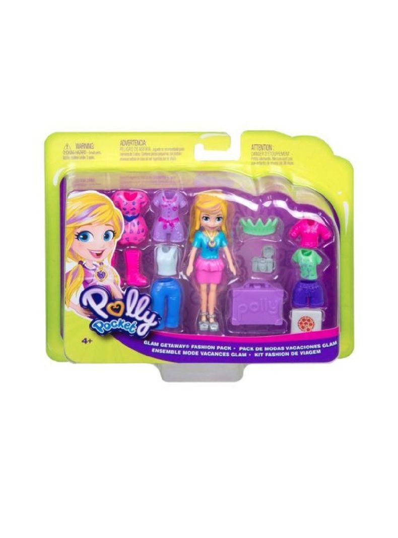 Muñeca Polly Pocket Maleta de Vacaciones de Mattel-3