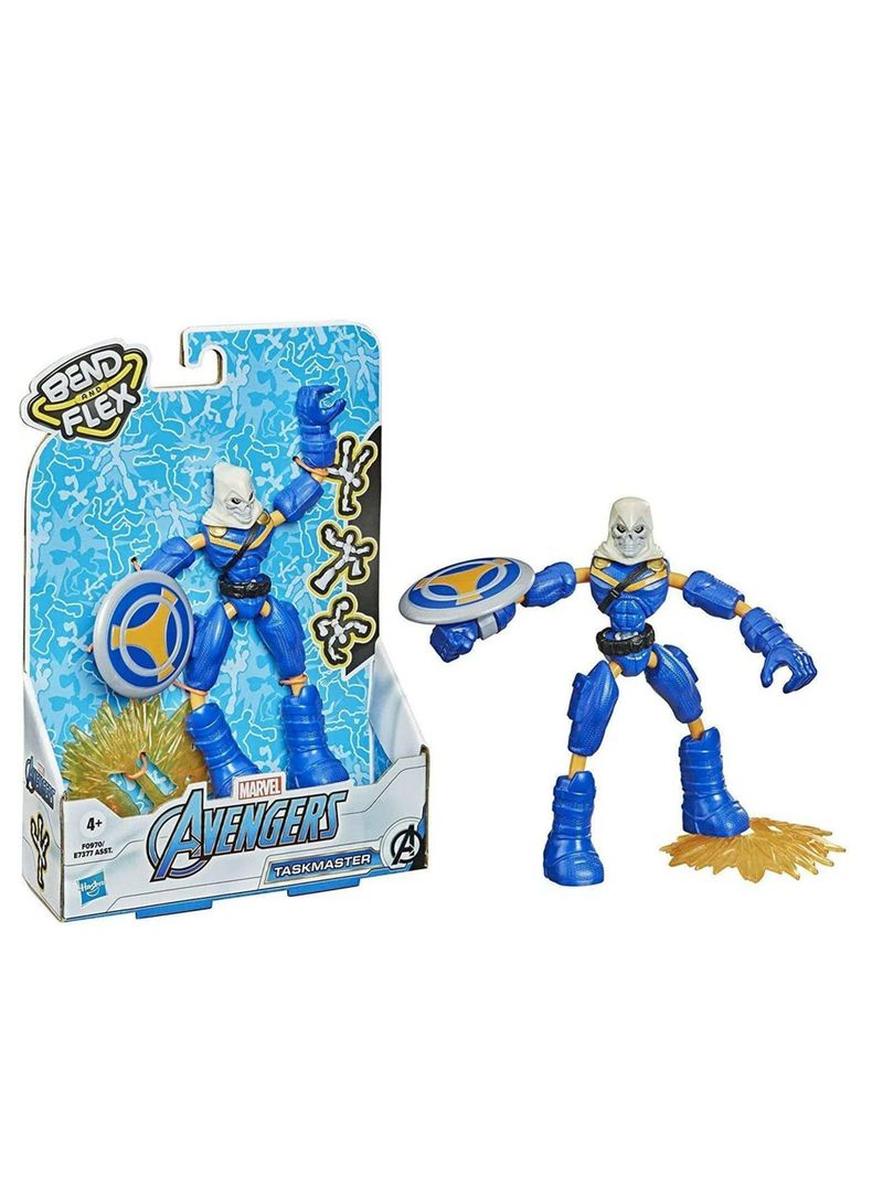 Figura Taskmaster Marvel Avengers de Bend and Flex de Hasbro-0