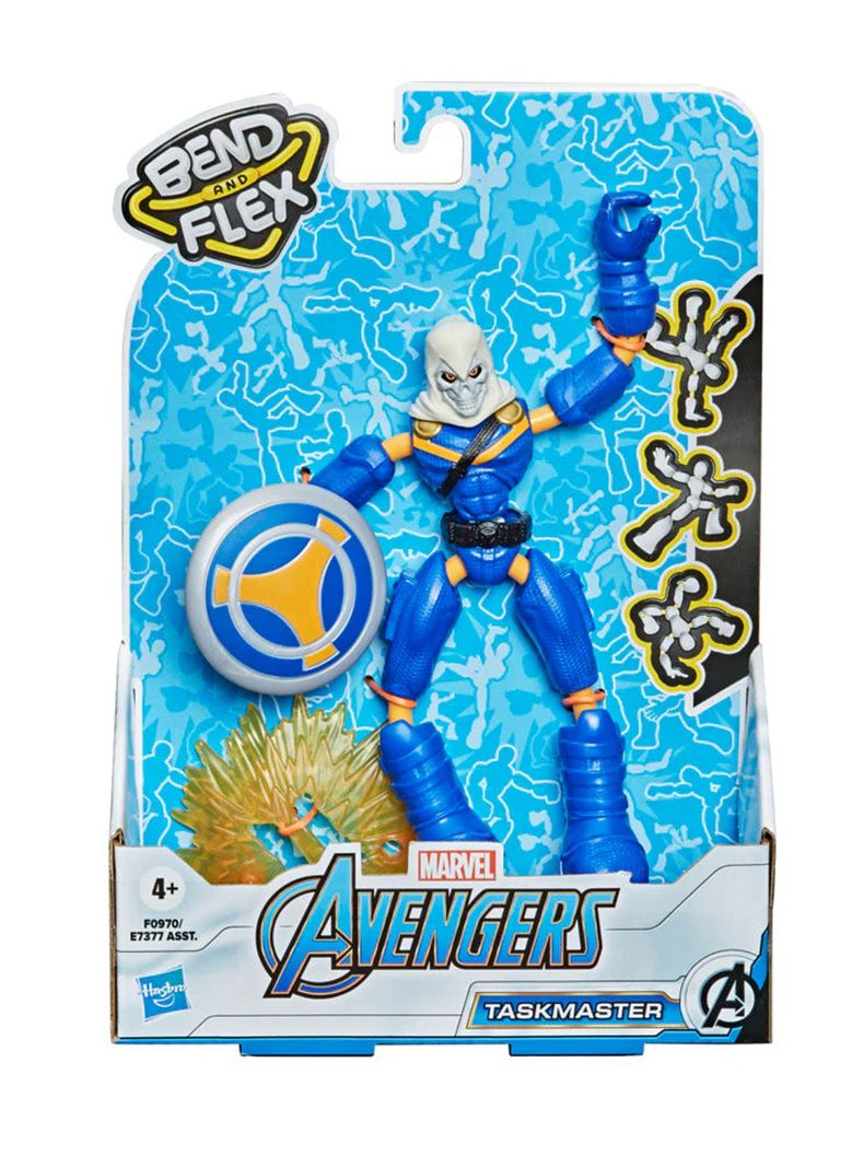Figura Taskmaster Marvel Avengers de Bend and Flex de Hasbro-3