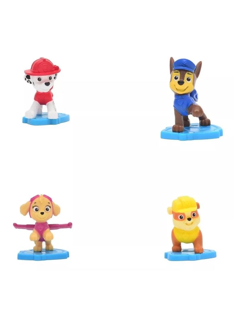 Spin Master Paw Patrol Set 4 Figuras Chase Marshal Skye y Rubble -1