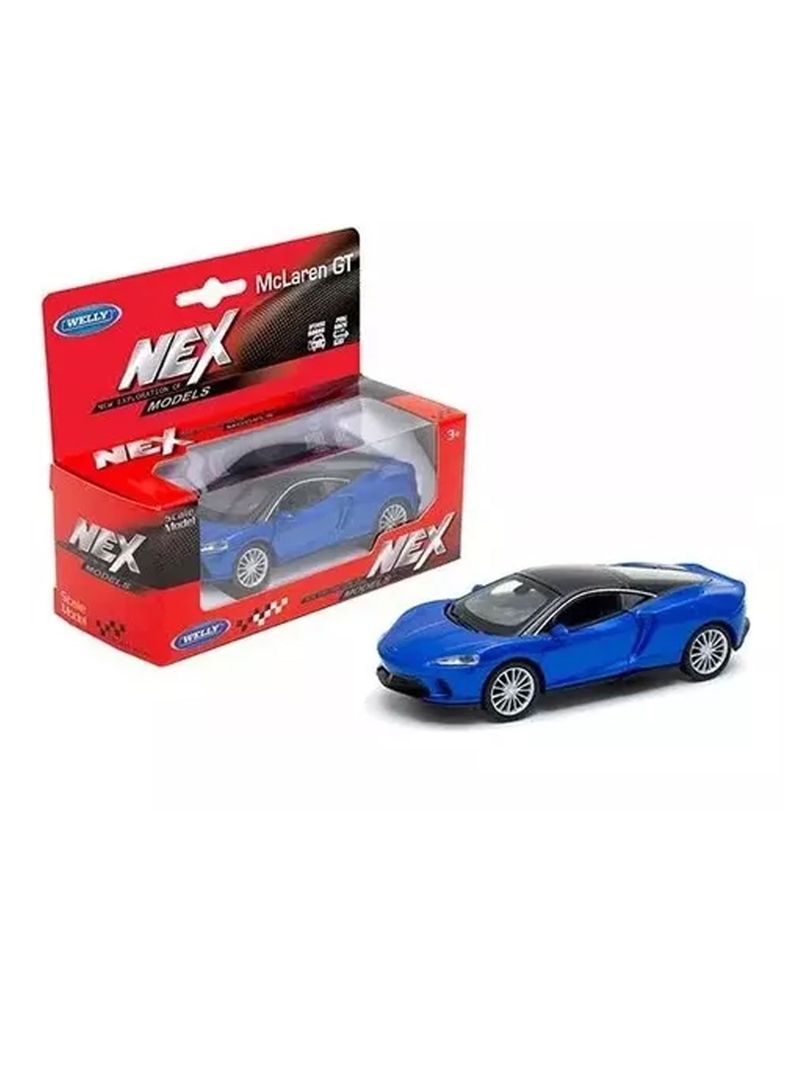 Auto Mclaren Gt Azul Escala 1:36 de Welly-0