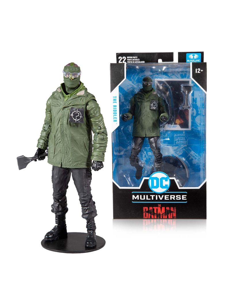 Figura The Riddler / Acertijo Dc Comics Multiverse Mcfarlane 17 Cm-0