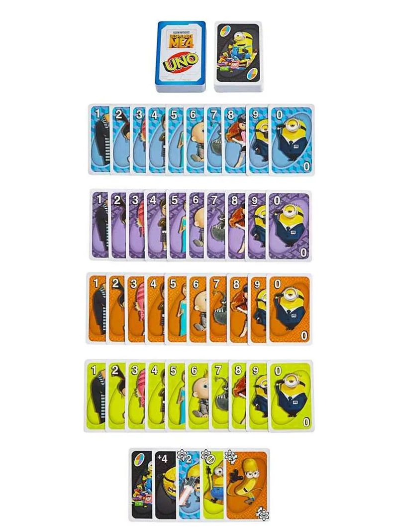 Uno Juego De Cartas Mi Villano Favorito 4-3