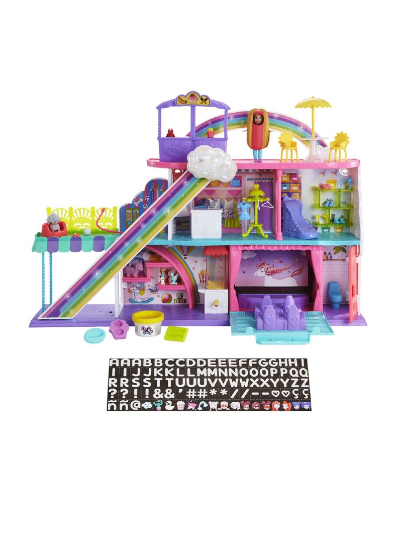Muñeca Set De Juego Polly Pocket Shopping Sorpresas Mattel-1
