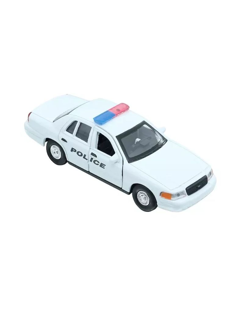Auto De Colección Ford 99 Crown Victoria Policía de Eeuu Escala 1:38 Welly-1