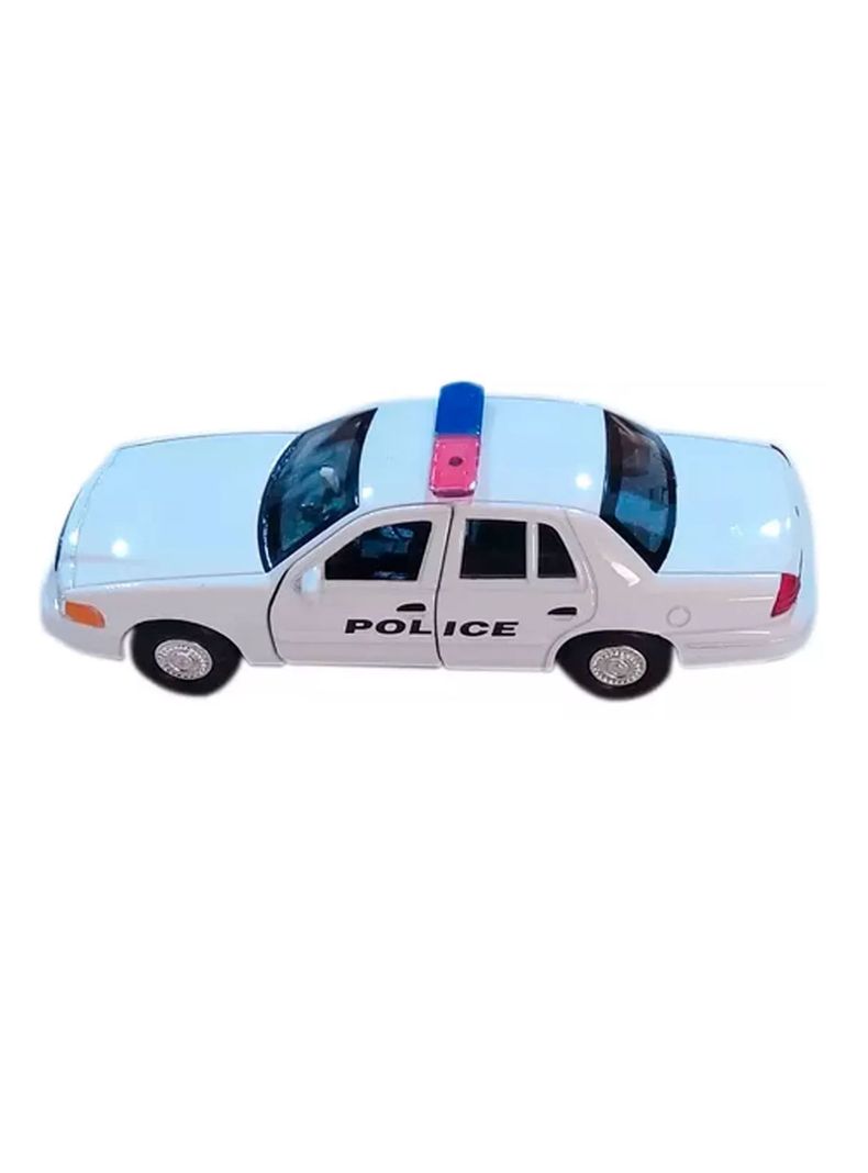 Auto De Colección Ford 99 Crown Victoria Policía de Eeuu Escala 1:38 Welly-2