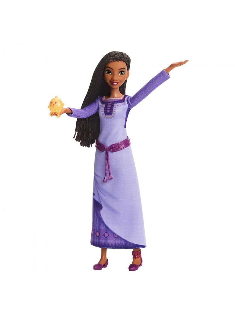 Muñeca Asha Música Mágica de la Película Wish de Disney de Mattel-1