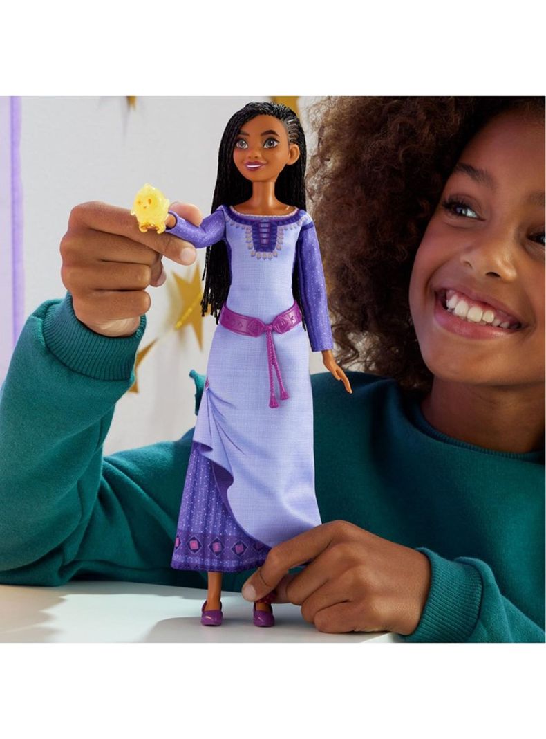 Muñeca Asha Música Mágica de la Película Wish de Disney de Mattel-3