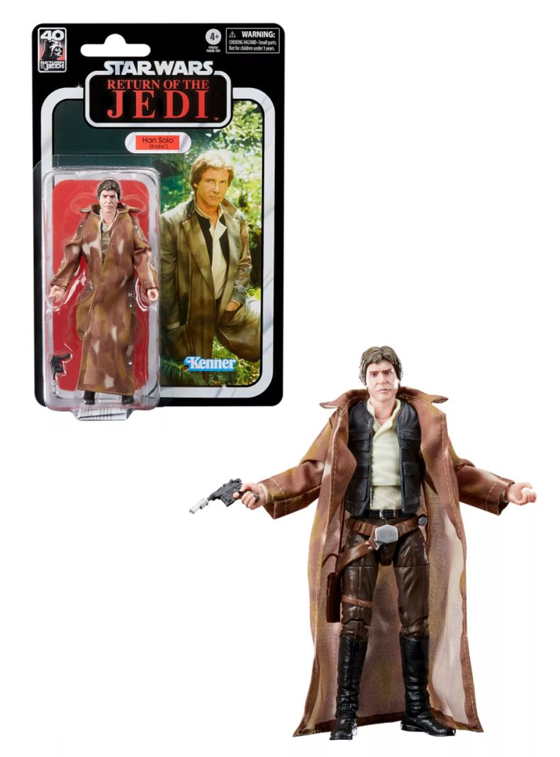 Figura Han Solo (Endor) Star Wars Return of The Jedi The Black Series de Hasbro-0