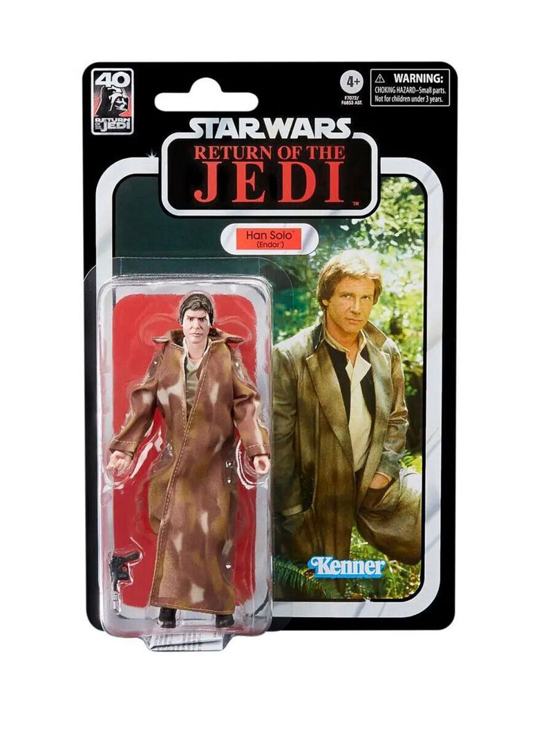 Figura Han Solo (Endor) Star Wars Return of The Jedi The Black Series de Hasbro-3