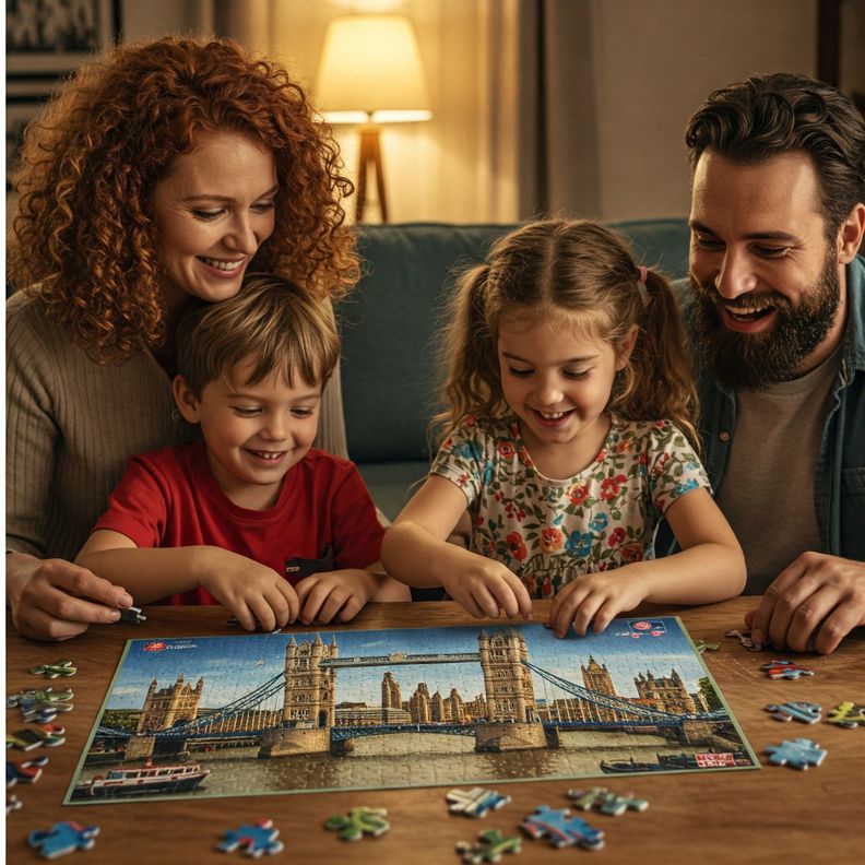 Puzzle Rompecabezas Puente De Londres 1000 Piezas 66x48cms de PlayWithMe-1