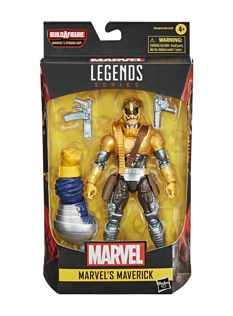 Figura de Acción Maverick Marvel Legends Series Baf Strong Guy de Hasbro-4