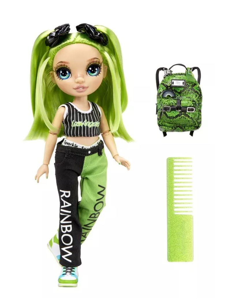 Muñeca Jade Hunter Rainbow Junior High Fashion Doll-5