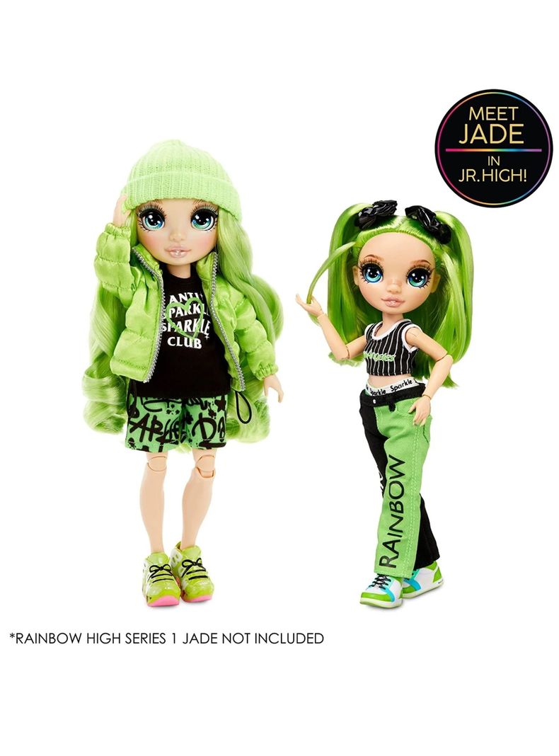 Muñeca Jade Hunter Rainbow Junior High Fashion Doll-6