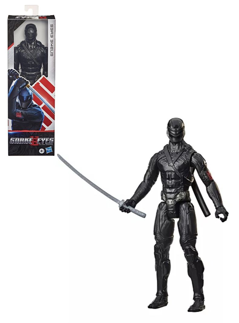 Figura De Acción Ojos De Serpiente (Snake Eyes) G.I. Joe Origins de Hasbro-0