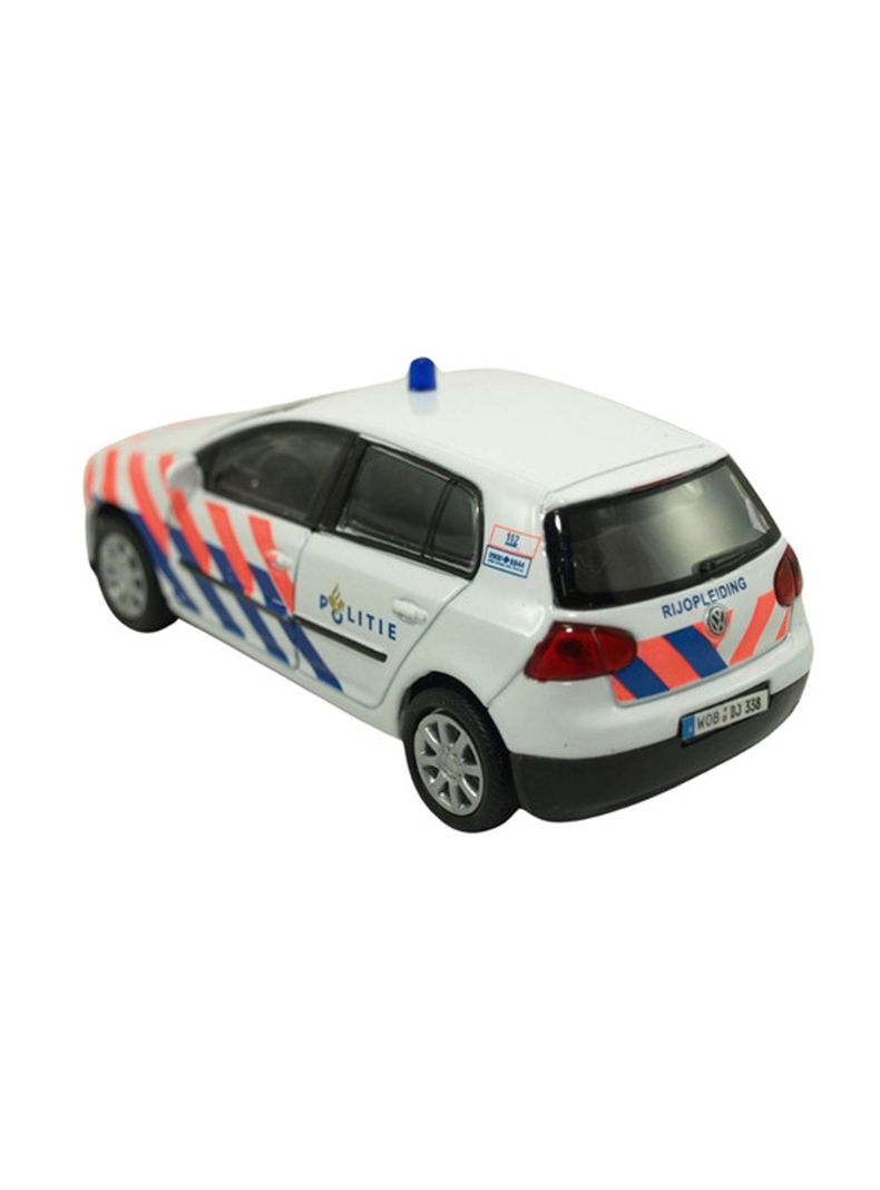 Vehículo de Colección Volkswagen Golf V Policía de Holanda Escala 1:38 de Welly-2