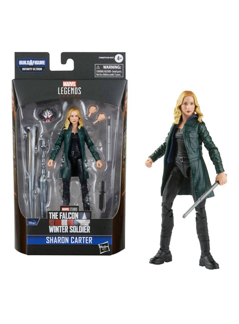Figura De Acción Sharon Carter Marvel Legends Series de Hasbro-0