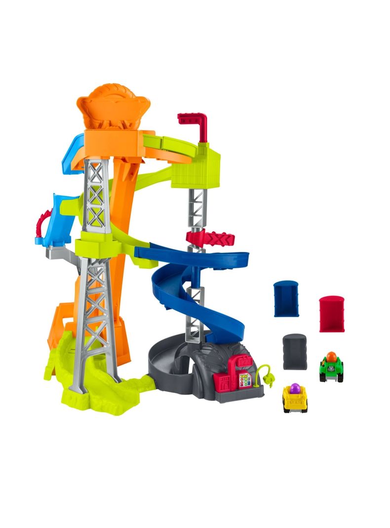Pista Hot Wheels Para Bebés Little People de Mattel-1