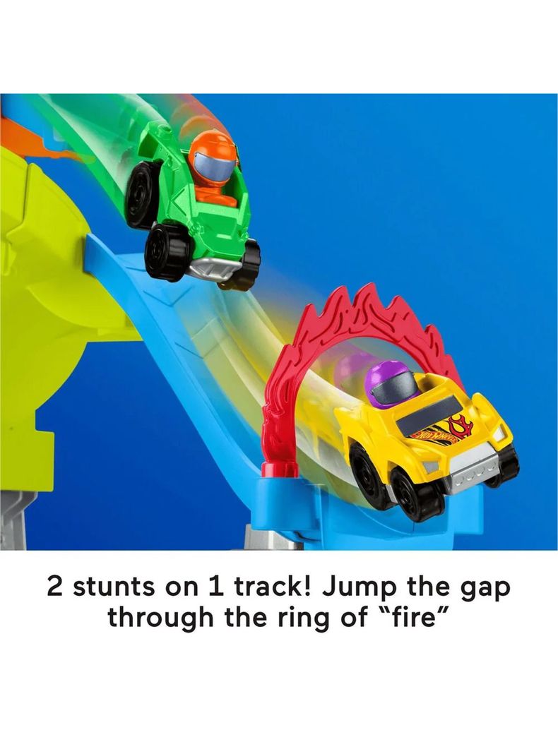 Pista Hot Wheels Para Bebés Little People de Mattel-5