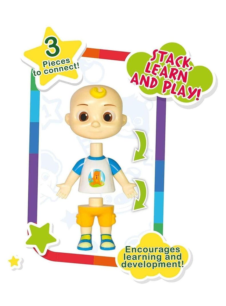 Pack 2 Figuras Apila Personajes de Cocomelon de Intek-3