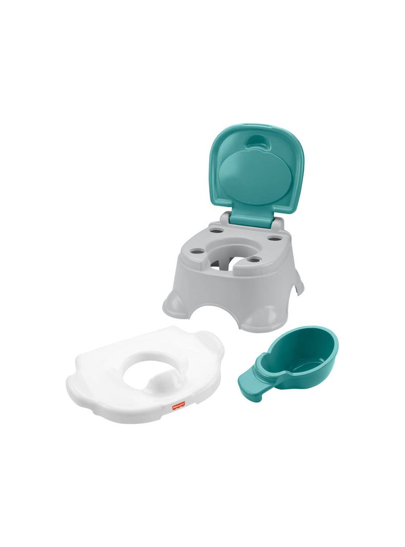 Bacinica Trono Real Celeste Niño 3 En 1 Mattel De Fisher Price-1