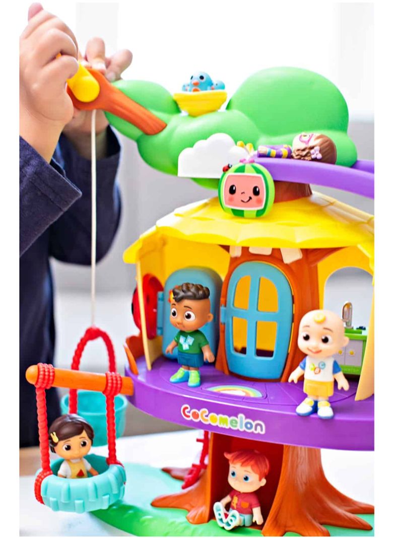 Set de Juegos Casa En El Árbol de Cocomelon JJ Deluxe Clubhouse Playset de Intek-2