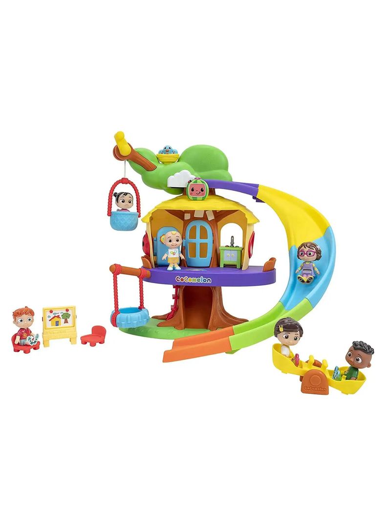 Set de Juegos Casa En El Árbol de Cocomelon JJ Deluxe Clubhouse Playset de Intek-3