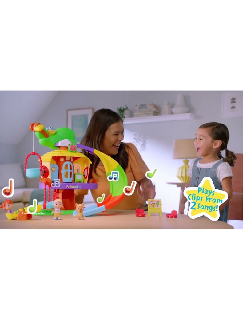 Set de Juegos Casa En El Árbol de Cocomelon JJ Deluxe Clubhouse Playset de Intek-4