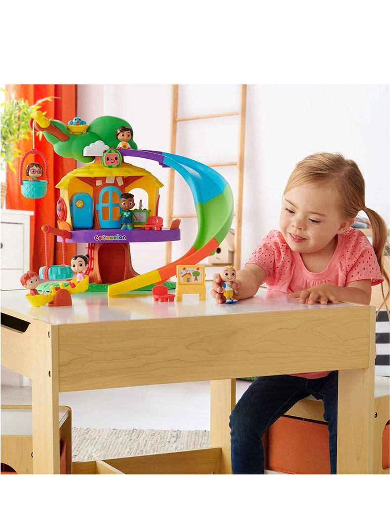 Set de Juegos Casa En El Árbol de Cocomelon JJ Deluxe Clubhouse Playset de Intek-5