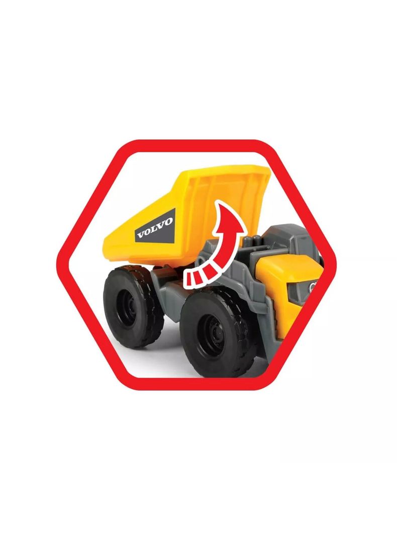 Camion De Carga De Construcción Volvo Dickie Toys-6