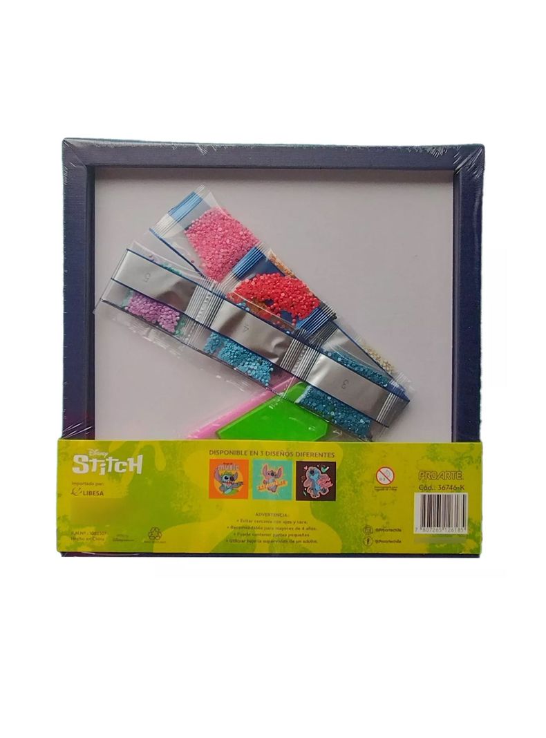 Set Pinta con Diamantes de Stich Extrovert de Disney de 30x30 cms-1