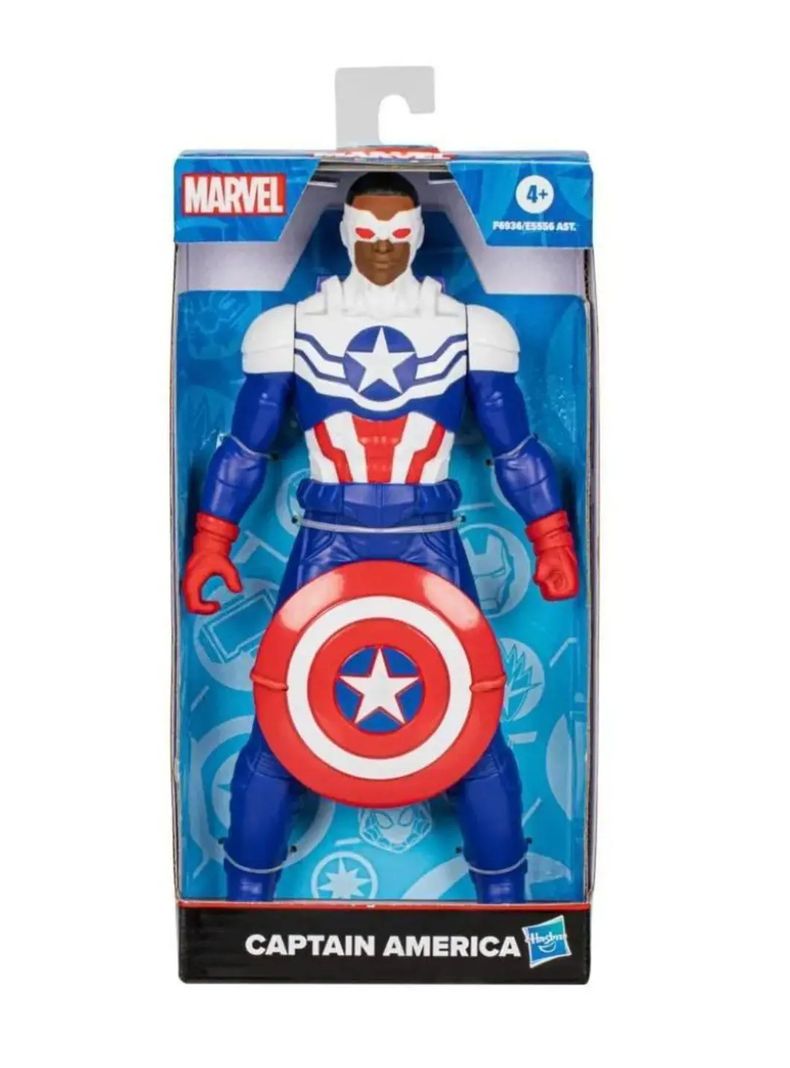 Figura de Acción Capitán América Mighty Hero de Hasbro-2