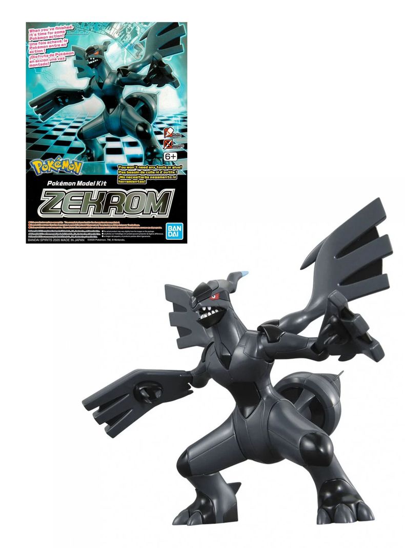 Model Kit Zekrom Pokemon de Bandai-0