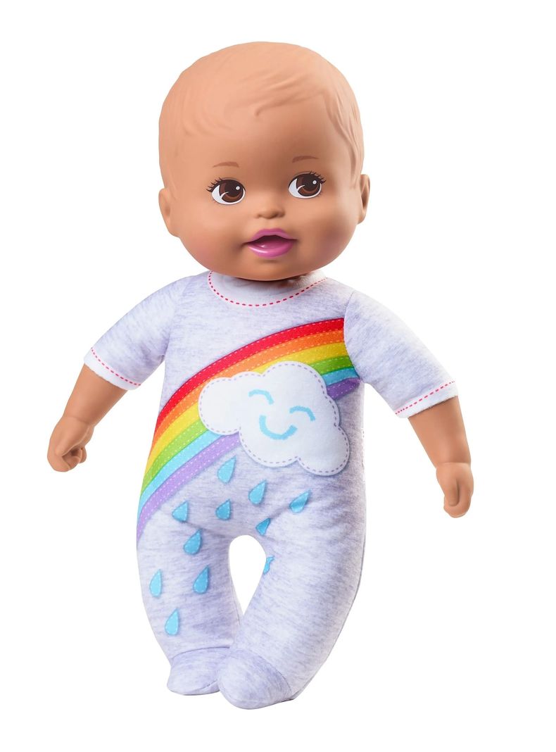 Muñeca Little Mommy Mi Primer Abrazo Arcoíris de Mattel-1