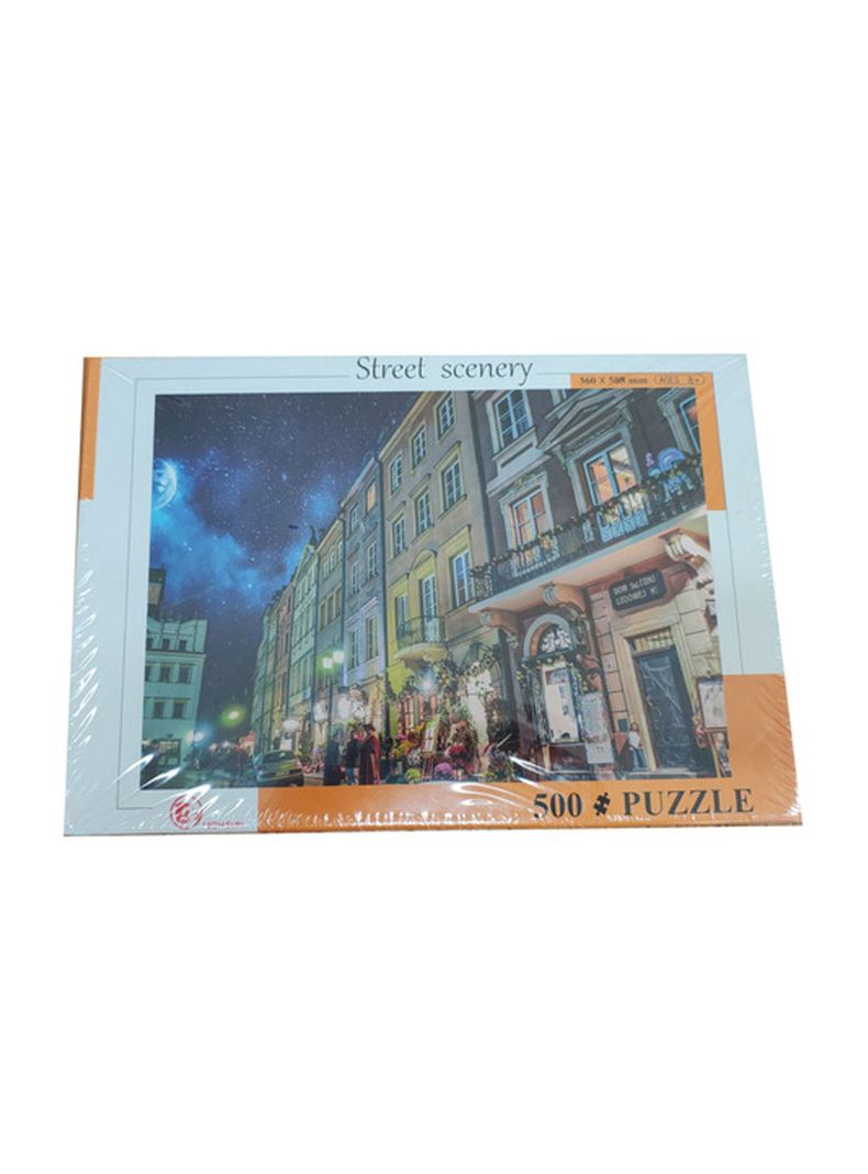 Puzzle Rompecabezas Escenario De Calle De Noche 500 Pcs de Highsun-0